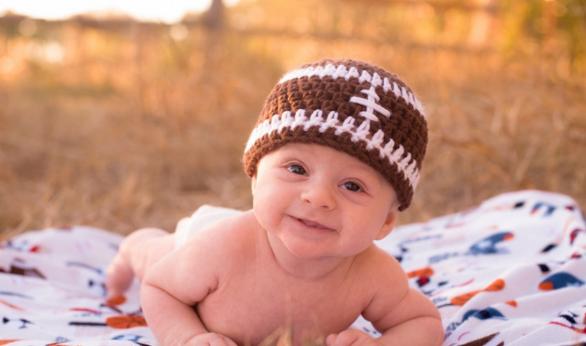 Трехмесячный ребенок стремительно развивается